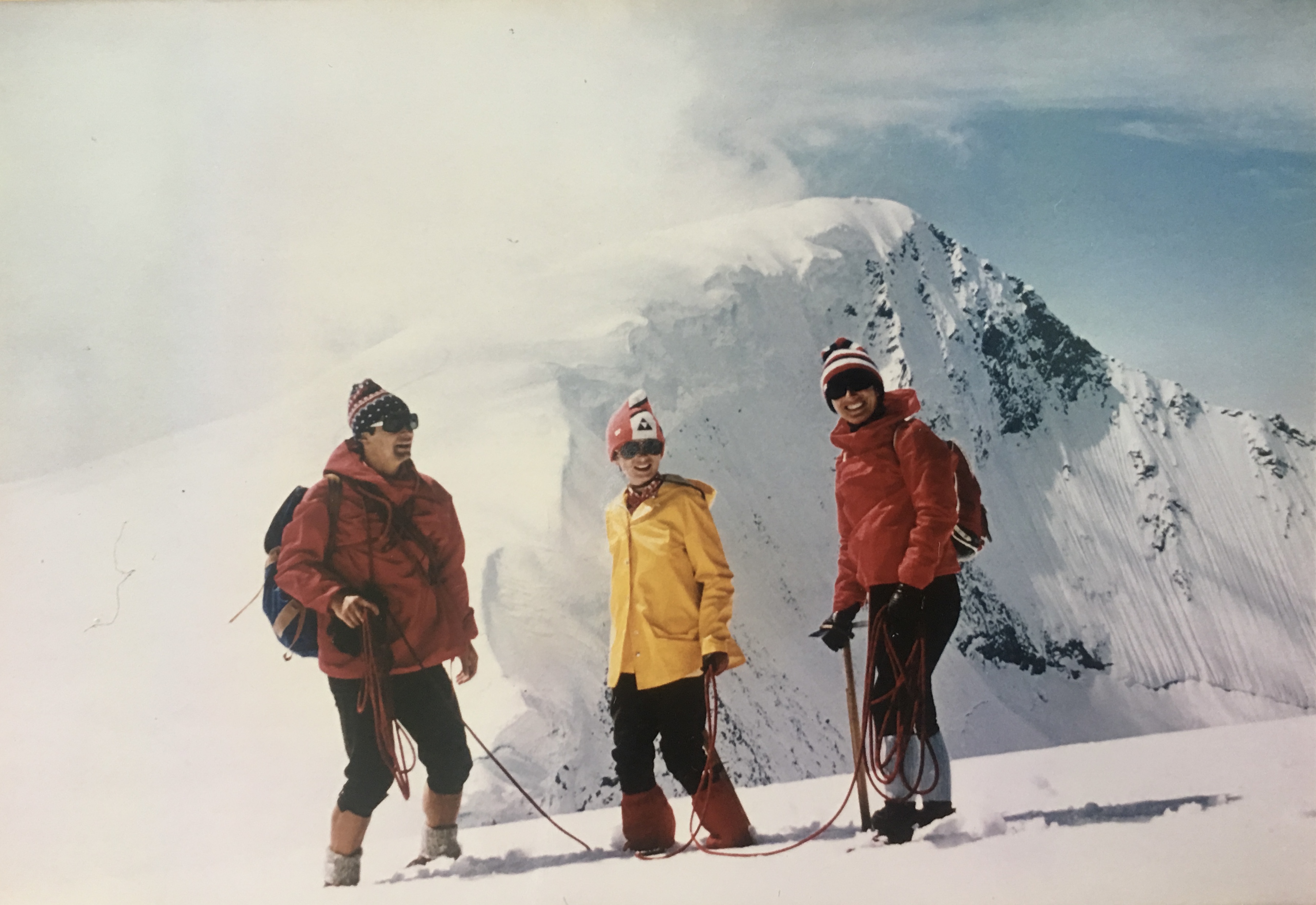 Herta, Erwin, und Clemens auf dem Kleinvenediger, for dem Grossvenediger (1977)
