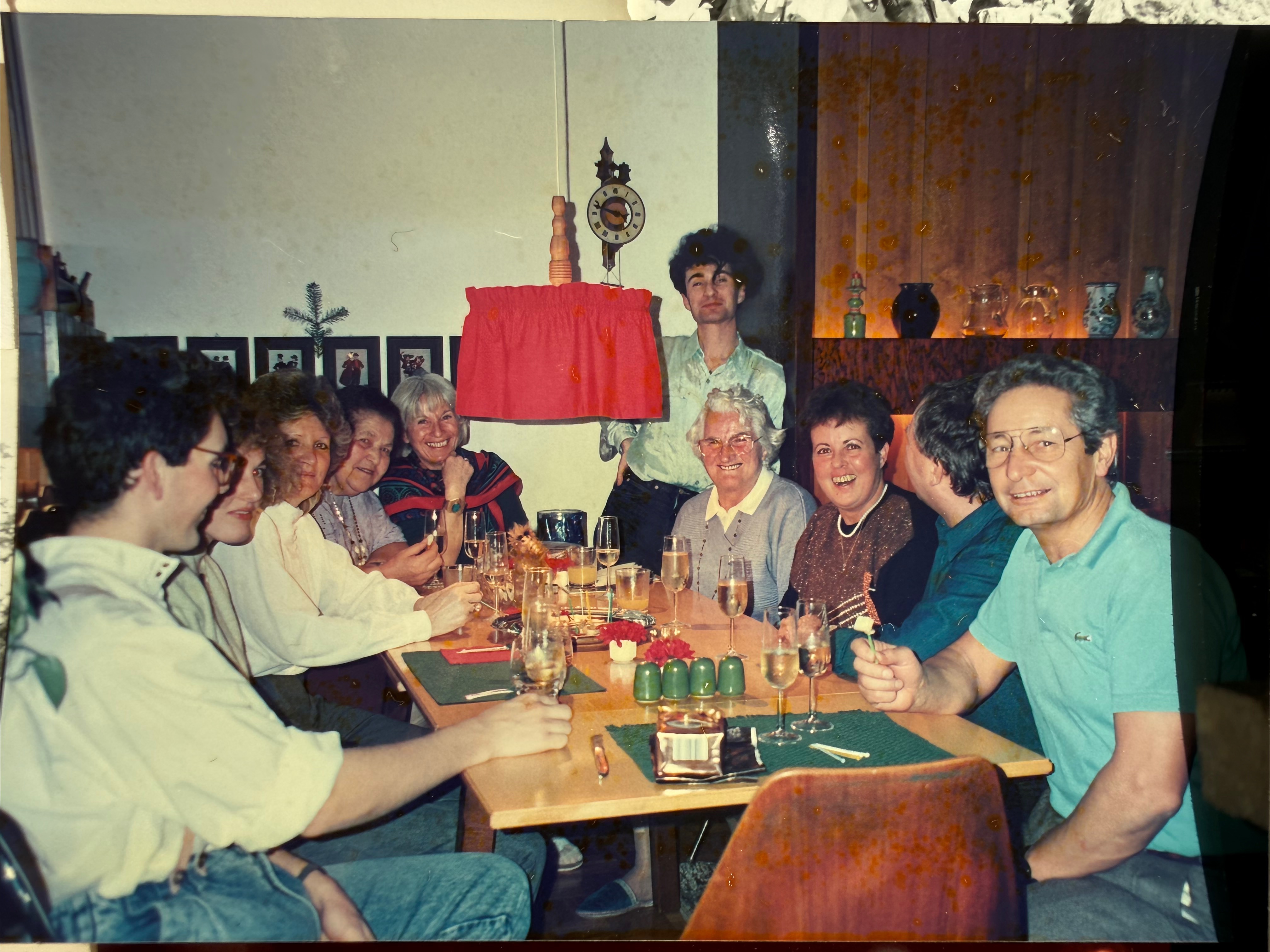 Weihnachten in der Wohnung Wallnerstrasse (1987)