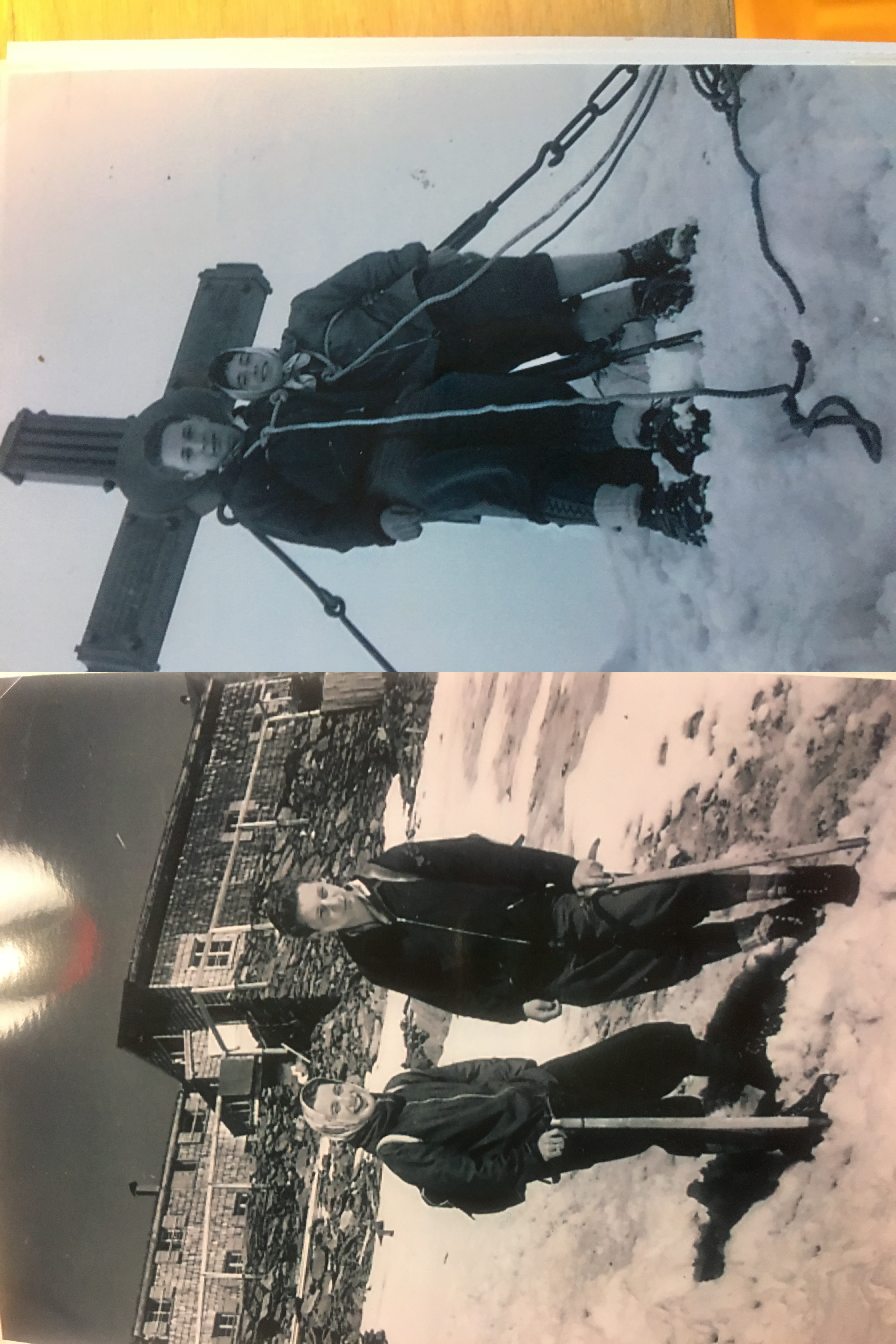 Erzherzog-Johann-H&uuml;tte und Grossglockner (Mitte 1950-er Jahre)